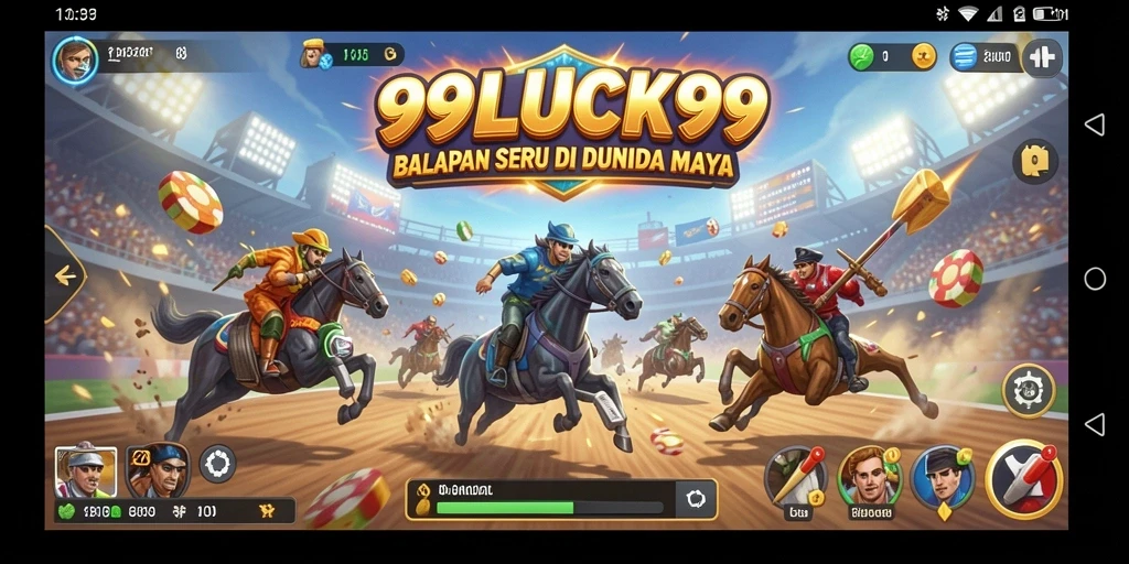 Tampilan gameplay balapan seru di 99LUCK99 dengan grafik menawan.