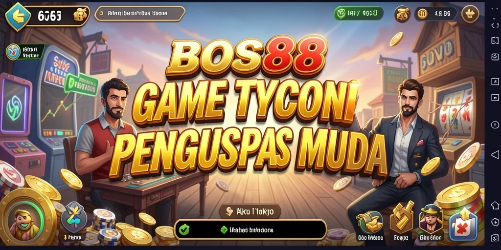 Tampilan gamplay <strong>BOS88</strong> yang memukau dan penuh strategi bisnis.