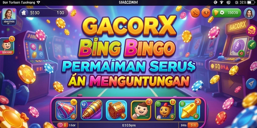 Tampilan gameplay GACORX yang penuh warna dan menarik.