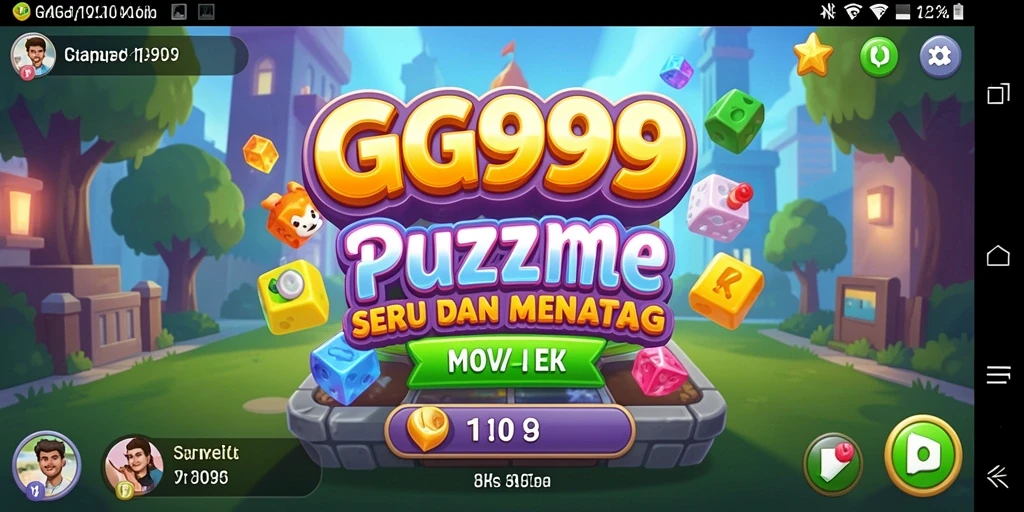 Tampilan gameplay GG999 yang menampilkan tantangan Puzzle seru.