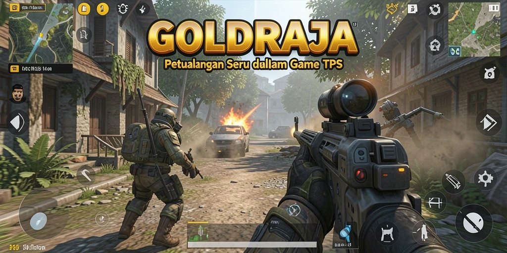Tangkapan layar dari pertempuran intens di GOLDRAJA.