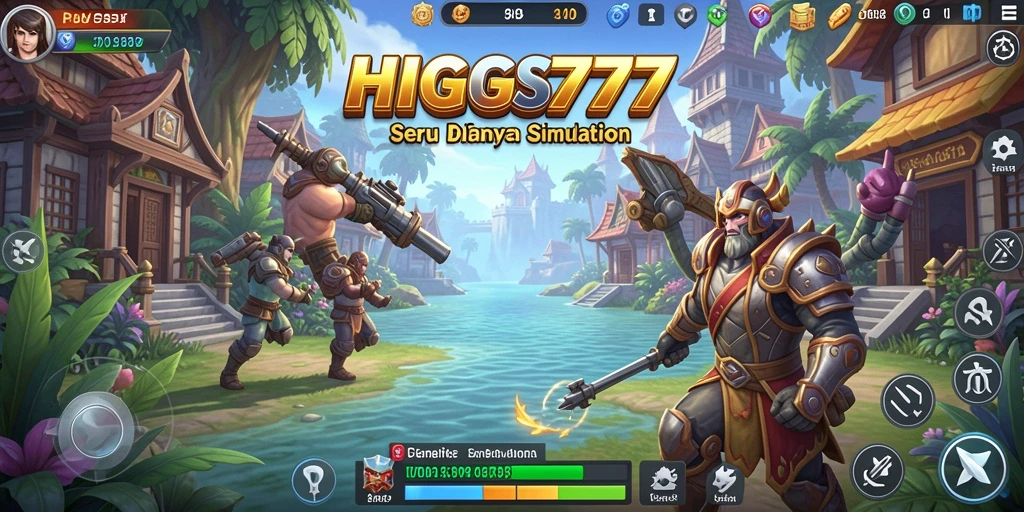 Screenshot HIGGS777 menampilkan gameplay Simulation yang dinamis dan menarik.