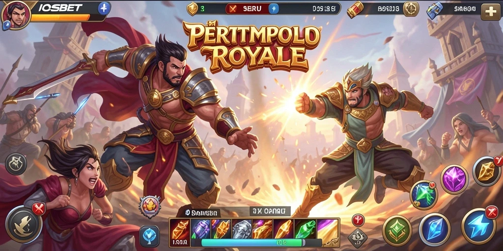 Tampilan pertempuran seru di IOSBET yang memukau.