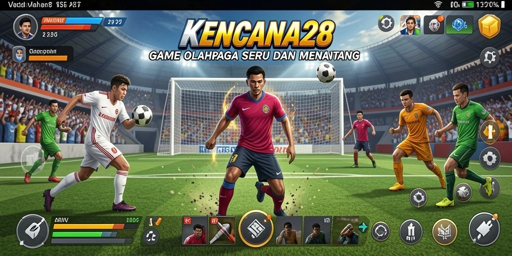 Tampilan gameplay KENCANA28 yang dinamis dan seru.