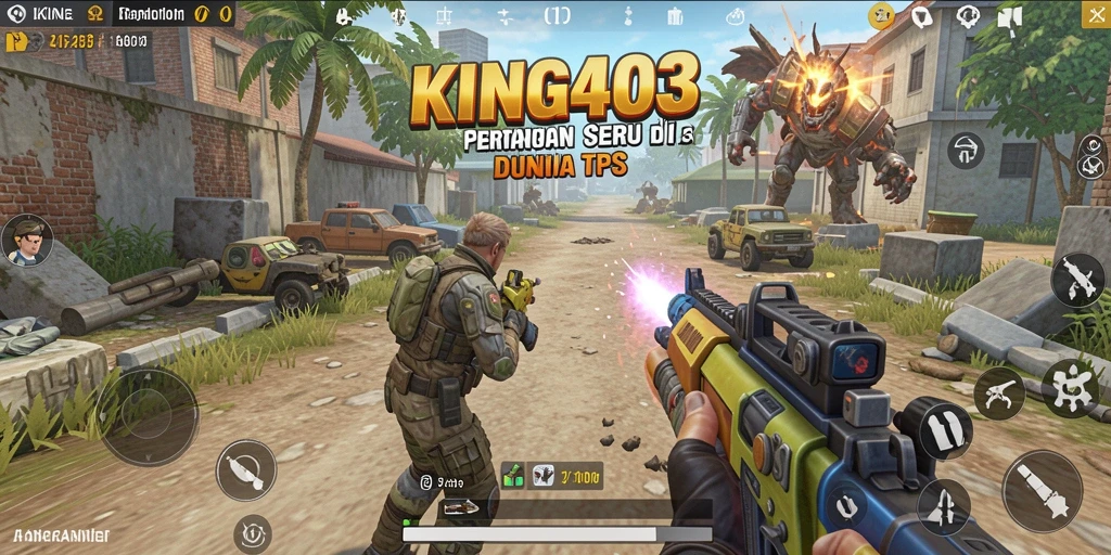 Tangkapan layar gameplay yang mendebarkan dari KING403.