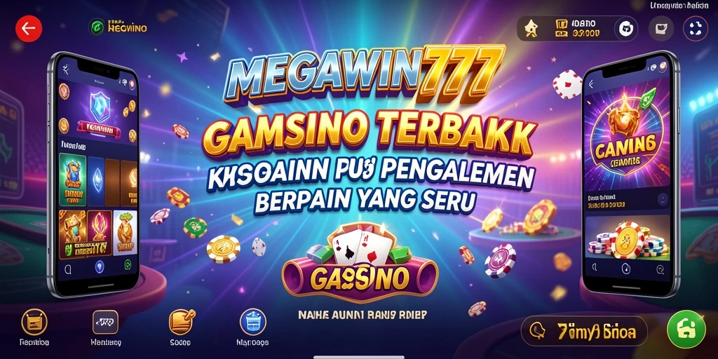 Screenshot utama MEGAWIN777 menampilkan momen menegangkan dalam permainan Kasino.