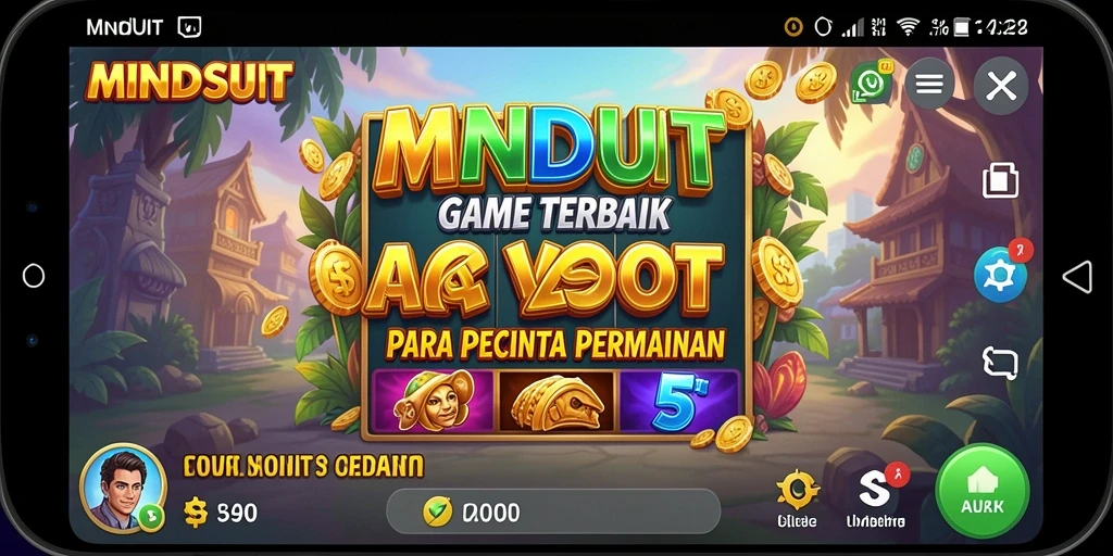 Tampilan menarik dari gameplay Slot MNDUIT yang mengasyikkan.