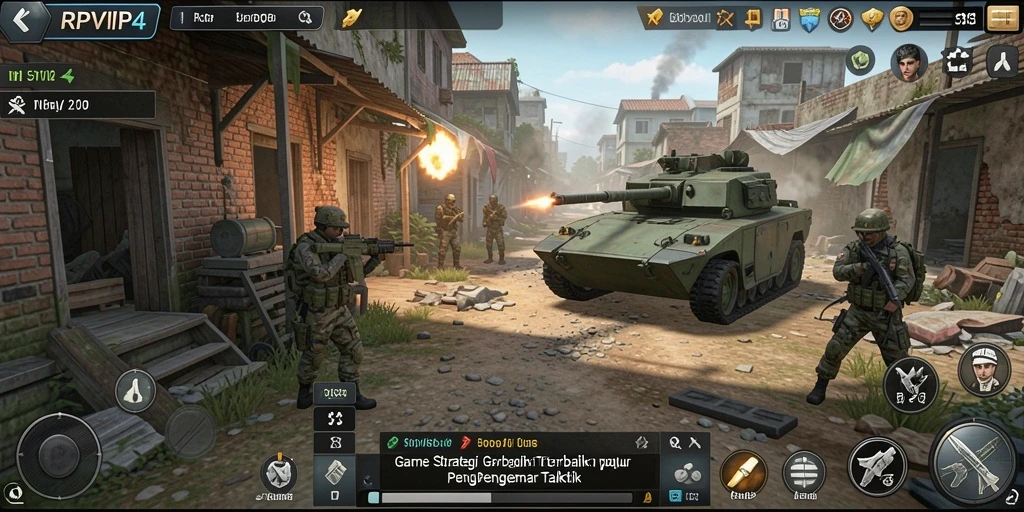 Tampilan gameplay RPVIP4 yang seru dan strategis.